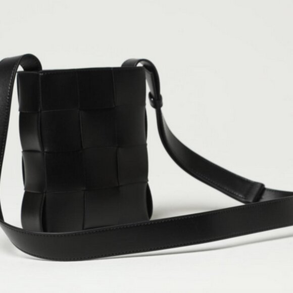 Bottega Veneta Mini Cassette Cross-Body Bag in Black | Excellent Condition - Picture 4 of 4
